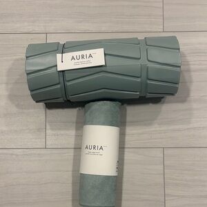 Auria Foam Roller and Yoga Towel